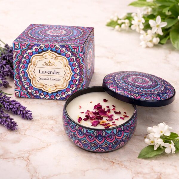 Candela profumata alla lavanda