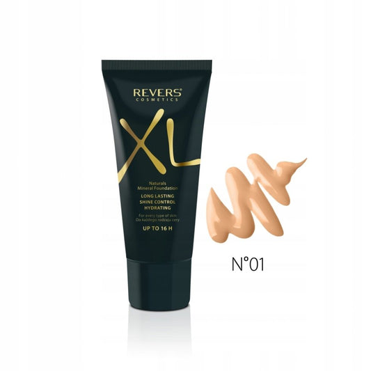 Fondotinta Satin Finish 01 Natural XL REVERS COSMETICS