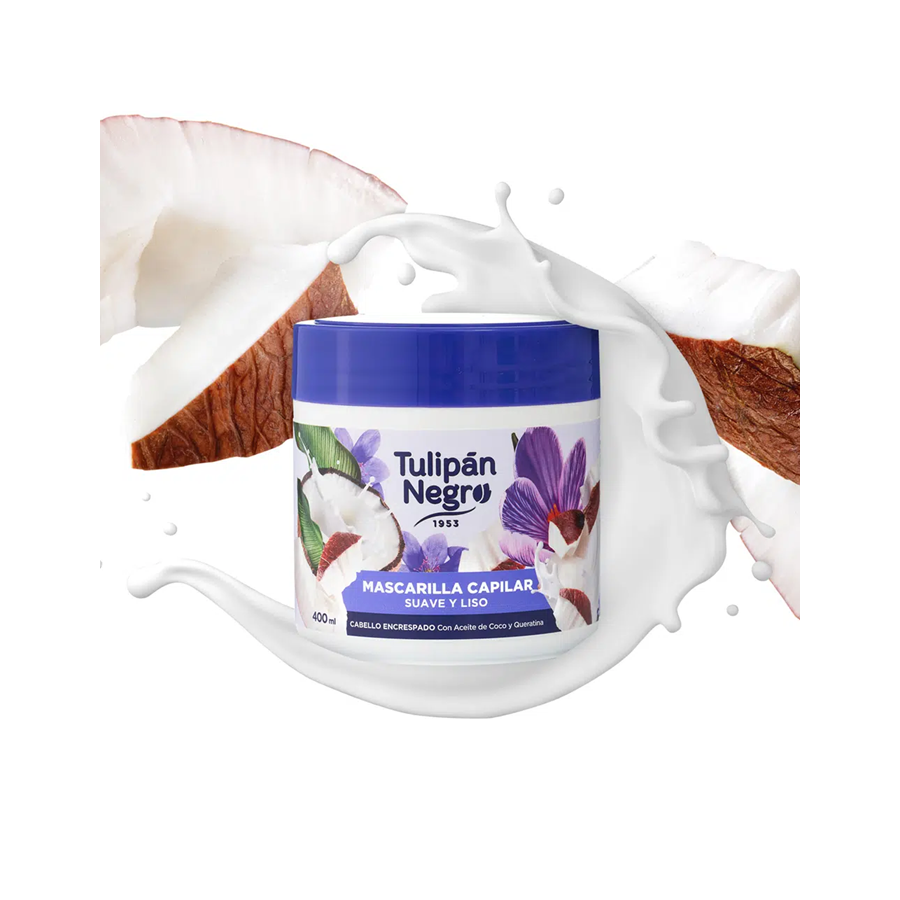 Maschera per capelli crespi TULIPAN NEGRO