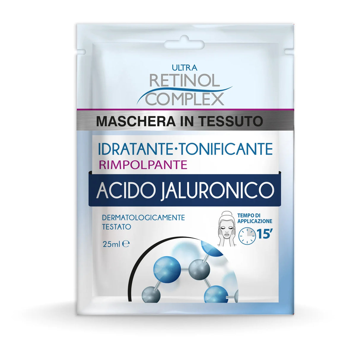 maschera viso in tessuto ACIDO IALURONICO RC