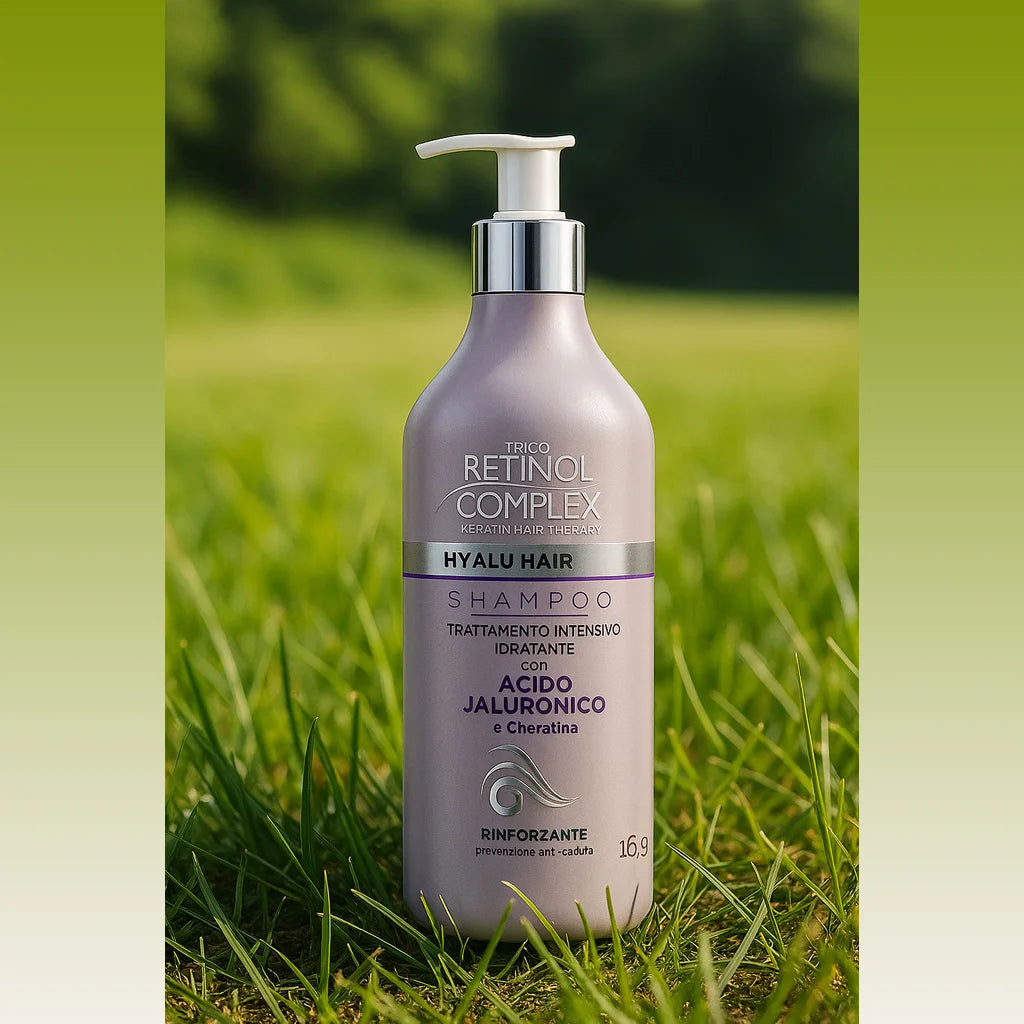 shampoo acido ialuronico e cheratina RC