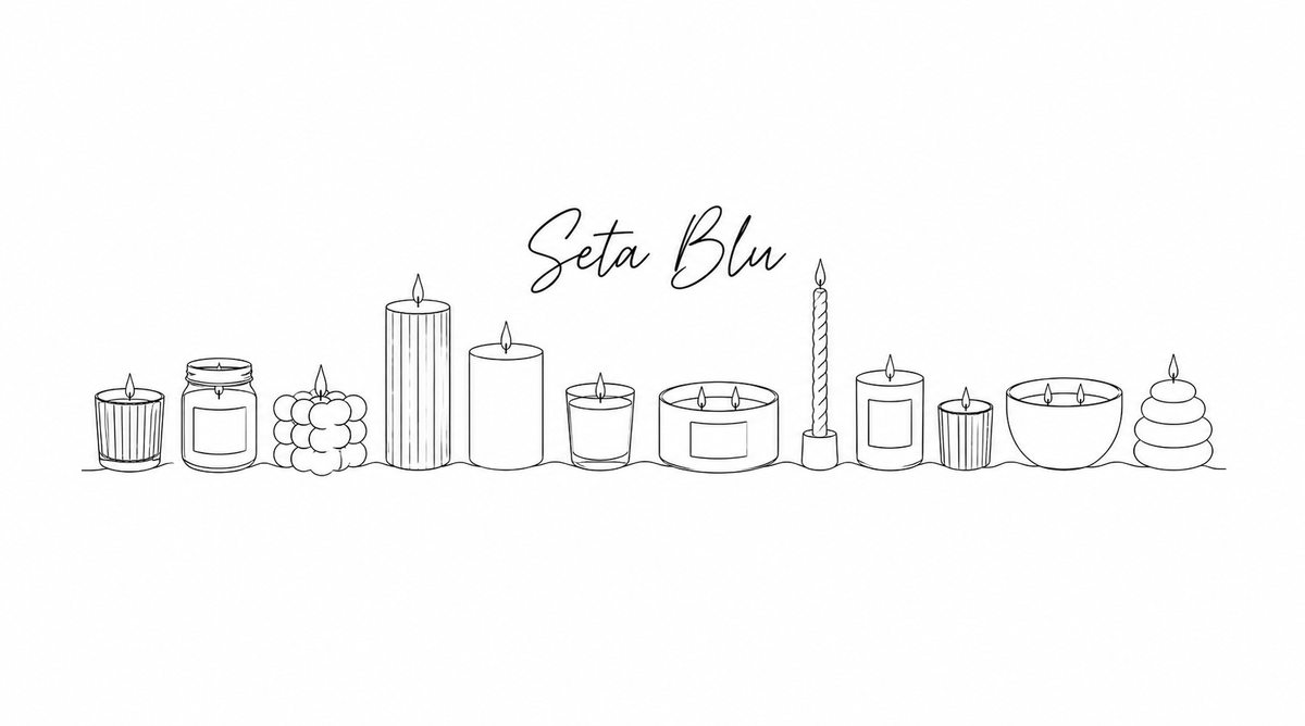 Seta blu