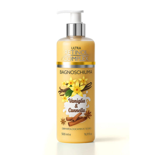Bagno doccia 500 ml vaniglia e cannella Retinol Complex