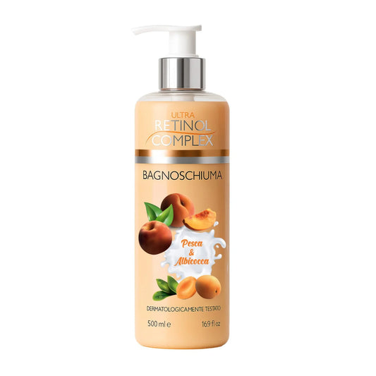 Bagno doccia pesca e albicocca 500 ml Retinol Complex