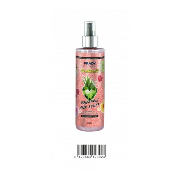 acqua corpo capelli glitter PINEAPPLE PRADY