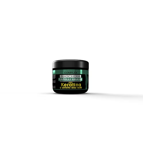 MASCHERA CAPELLI GRASSI CON KERATINA E ESTRATTO DI ALOE VERA 500 ml PharmaComplex