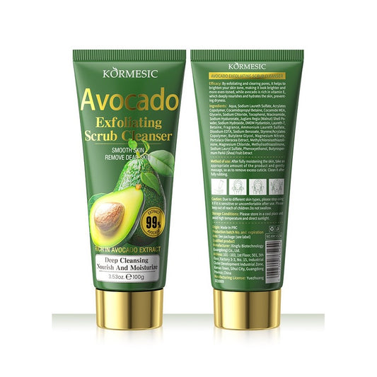 DETERGENTE VISO ESFOLIANTE ALL'AVOCADO 100ML KORMESIC