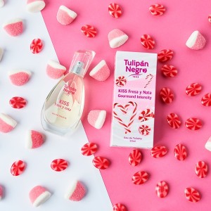 Eau de toilette 50 ml panna e fragola TULIPAN NEGRO