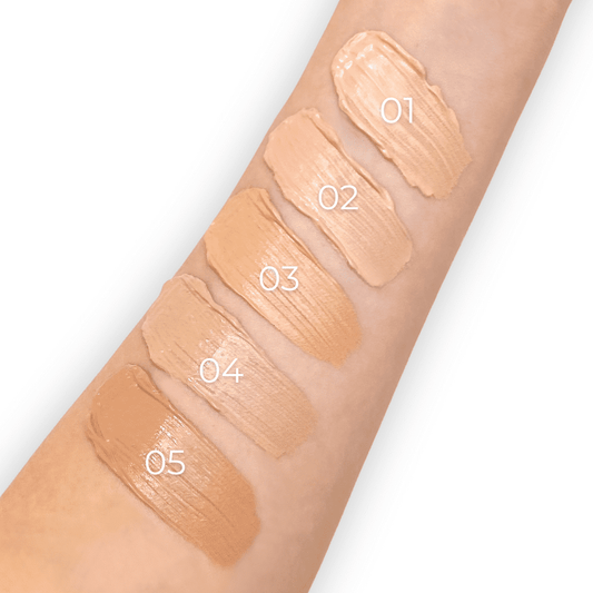Fondotinta Satin Finish 01 Natural XL REVERS COSMETICS