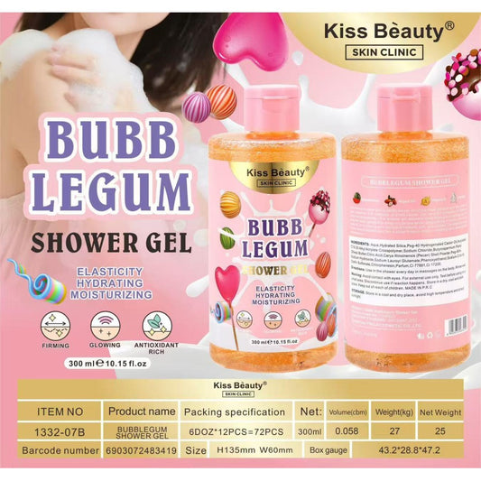 GEL DOCCIA BUBBLE GUM 300ML KISS BEAUTY