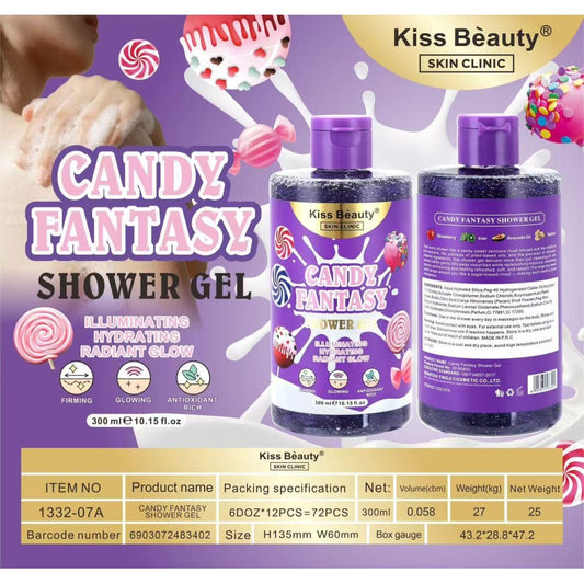 GEL DOCCIA CANDY FANTASY 300ML KISS BEAUTY