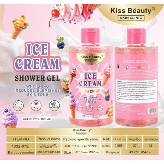 GEL DOCCIA ICE CREAM 300ML KISS BEAUTY