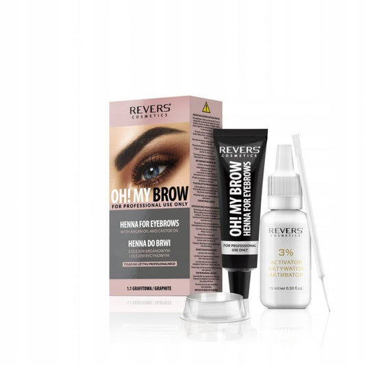 Henné grafite per sopracciglia REVERS COSMETICS