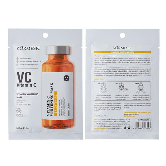 Maschera viso in tessuto Vitamina C Kormesic