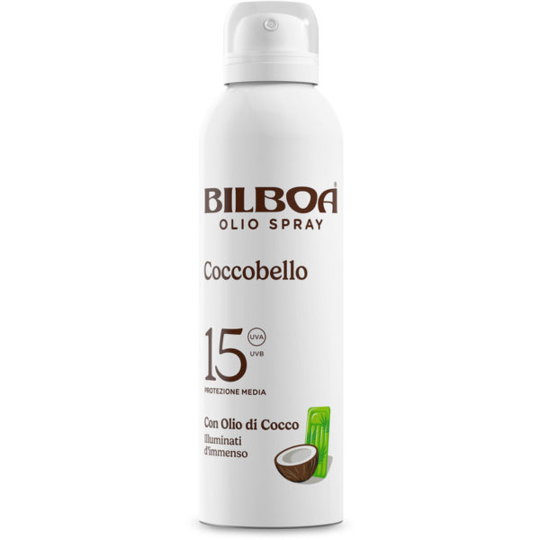 Olio solare COCCOBELLO spray BILBOA protezione 15