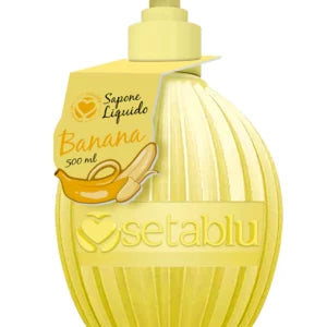 Sapone liquido 500 ml con dosatore Banana SETA BLU