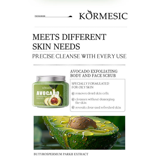 Esfoliante viso corpo 300 gr Avocado Kormesic