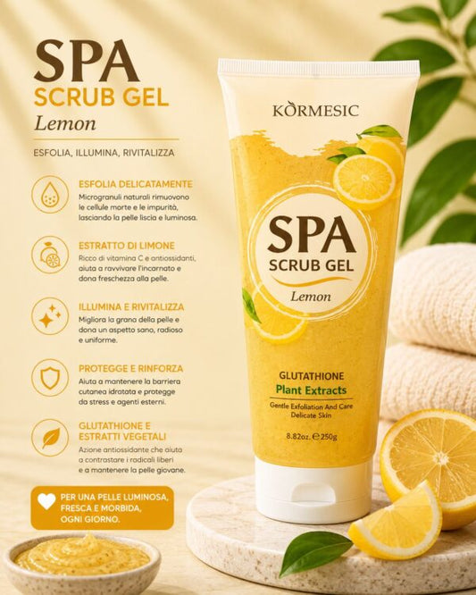 Scrub gel corpo SPA Limone 250 ml  KORMESIC
