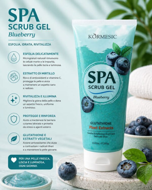 Scrub gel corpo SPA mirtillo KORMESIC