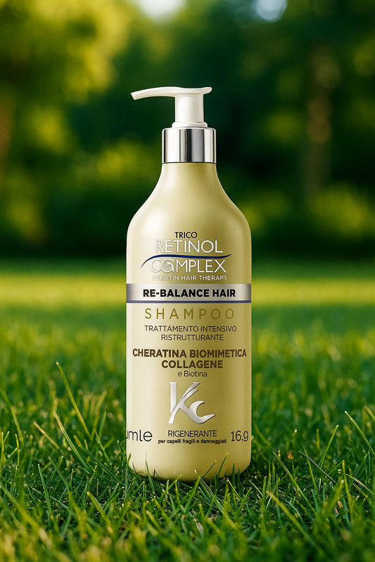 shampoo keratina biomimetica, collagene e biotina RC
