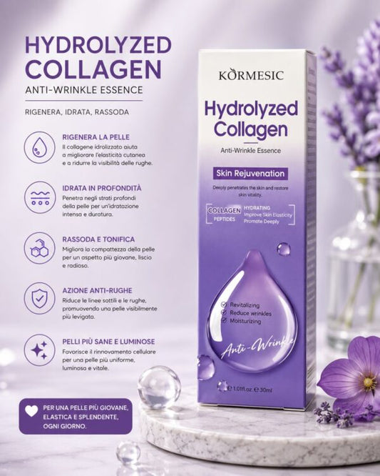 Siero viso al Collagene e Peptidi Kormesic